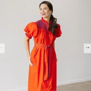 NWT!! Dondolo - Women’s Hello Dress - Tomato Red - Size XXS
